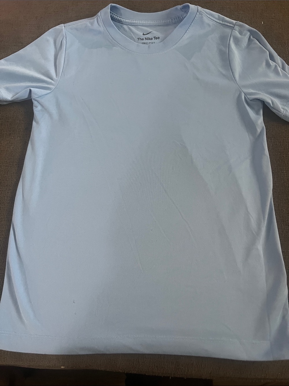 Nike Light Blue Short Sleeve Kids Performance Tee